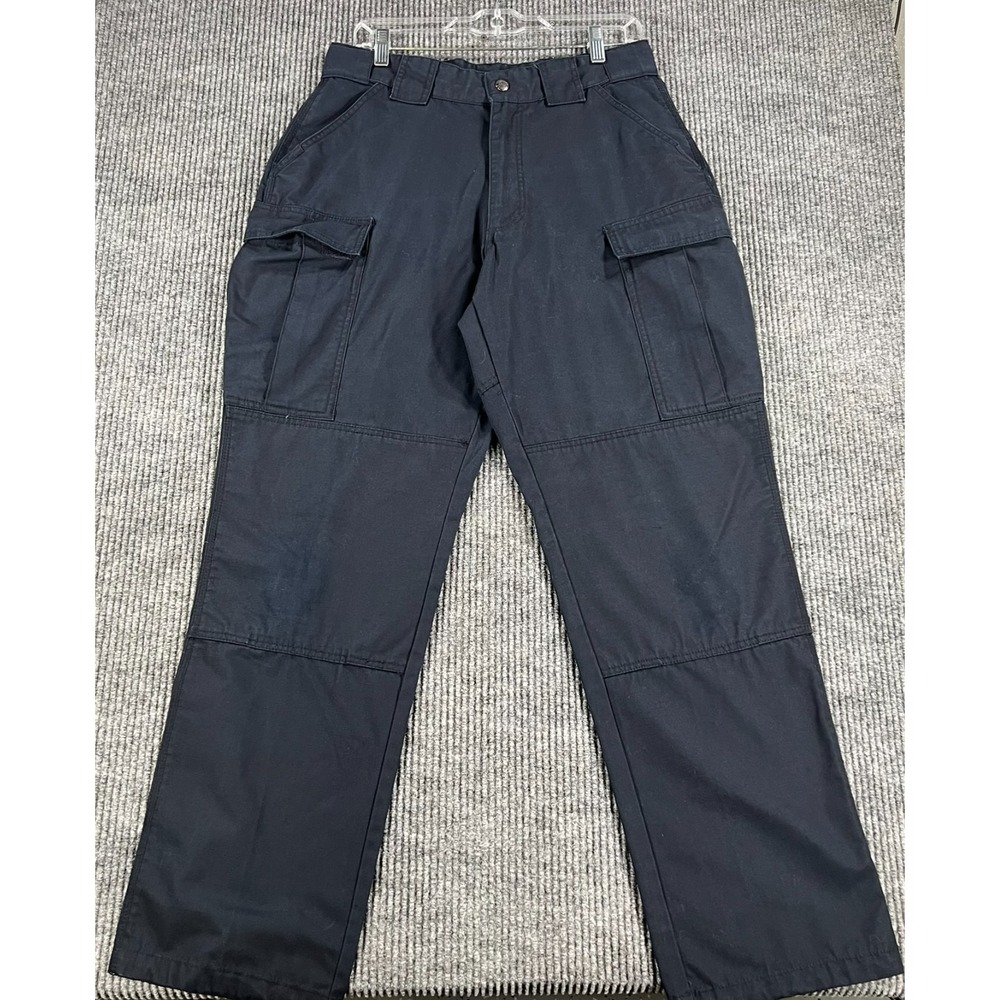 5.11 Tactical Pants Mens 31.5-35 Blue Cargo Utility Security Police Canvas